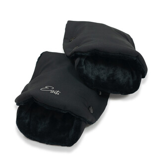 Rukávník na kočárek Golf Softshell Black; Barva: černá; Velikost: 2x 23 x 21 cm