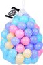 JOKOMISIADA Pastelové hrací míčky v síťce 100ks