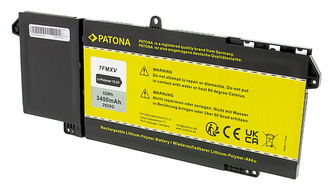 Aku DELL Latitude 5320/7320/7420/7520 3400mAh Li-Pol 15,2V 7FMXV