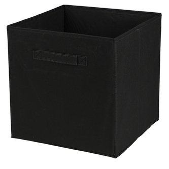 DOCHTMANN Box do kallaxu, úložný box textilní, černý 31x31x31cm