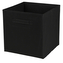 DOCHTMANN Box do kallaxu, úložný box textilní, černý 31x31x31cm