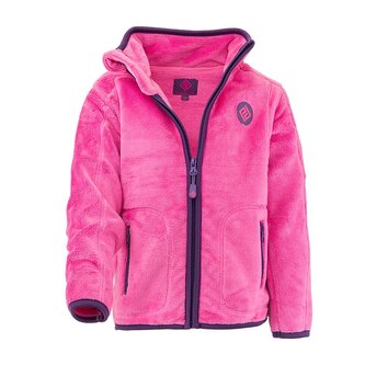 mikina dívčí chlupatá se stojáčkem, Pidilidi, PD1156-03, růžová - 158