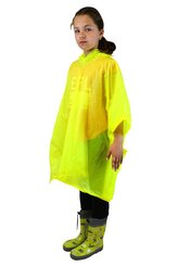 poncho PVC neonová, Pidilidi, PL0066-20, žlutá - dětská