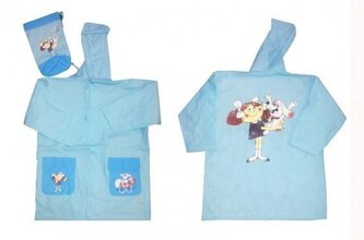 Pláštěnka Káťa a Škubánek, Pidilidi, PL0025-04, modrá - 116