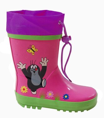 holínky dětské s krtkem, Pidilidi, PL0017-03, růžová - 22