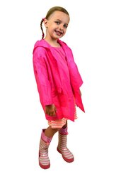 pláštěnka PVC neonová, Pidilidi, PL0065-03, růžová - S