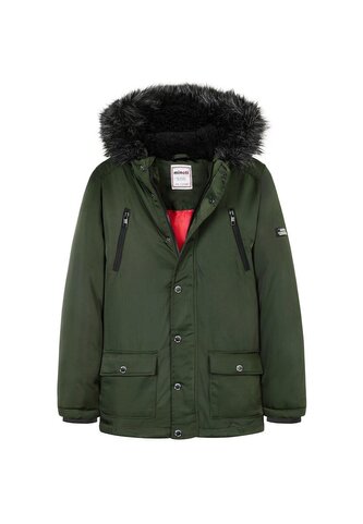 Kabát chlapecký Parka, Minoti, 11COAT 21, khaki - 116/122