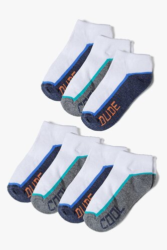 Ponožky chlapecké 7pack, Minoti, 13sock 30, Kluk - 140/152