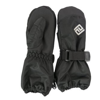 rukavice palcové dětské prodloužené, PD0832-10, černá - 128/134