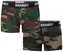 Pánské boxerky Brandit s logem, woodland-darkcamo, 2 kusy, XXL