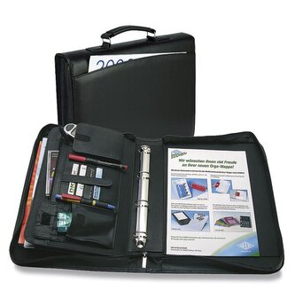 Portfolio A4 se zipem a držadlem 355 x 325 x 65 mm, A4