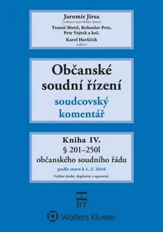 Občanské soudní řízení Kniha IV.