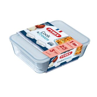 SADA DÓZ PYREX 2KS 1,5L+ 2,6L, SKLO