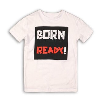 Tričko chlapecké s krátkým rukávem, Minoti, KB TSHIRT 20, bílá - 116/122