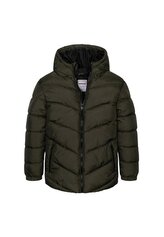 Kabát chlapecký nylonvý Puffa, Minoti, 11COAT 16, khaki - 128/134