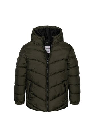 Kabát chlapecký nylonvý Puffa, Minoti, 11COAT 16, khaki - 128/134