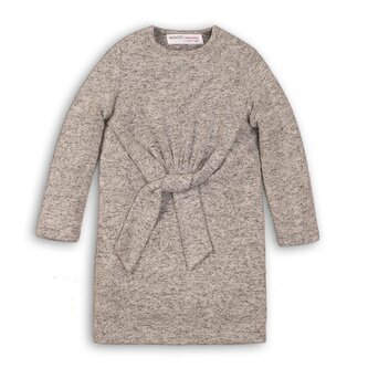 Šaty dívčí úpletové, Minoti, WISTFUL 5, šedá - 152/158