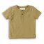 Tričko chlapecké s krátkým rukávem, Minoti, 1HENLEY 6, khaki - 152/158