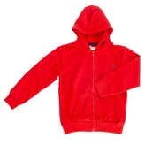 Mikina chlapecká s kapucí celopropínací, Minoti, 9ZIPEMB 5, červená - 134/140