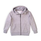 Mikina chlapecká celopropínací s kapucí, Minoti, 5ZTHRU 1, šedá - 146/152