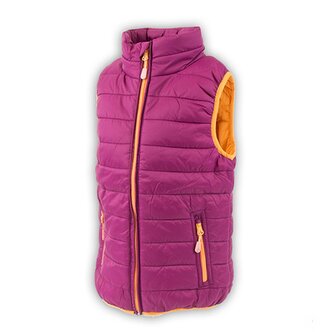 vesta extra lehká nylonová, Pidilidi, PD1086-16, vínová - 104