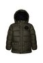 Kabát chlapecký nylonvý Puffa, Minoti, 11COAT 10, khaki - 140/146