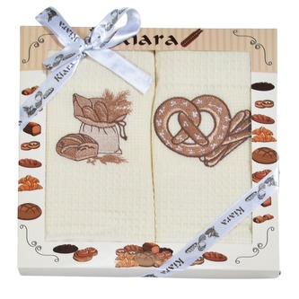 Praktik Dárková sada utěrek Kiara Pečivo 50x70 cm 2 ks