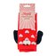 Skarpetki z magnetycznymi łapkami. Czerwone