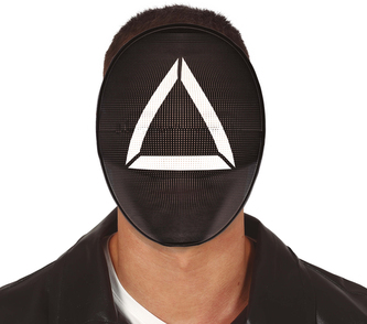 Maska trojúhelník pro dospělé - Squid game - Hra na oliheň