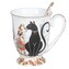 HOME ELEMENTS Hrnek 280 ml se lžičkou, Kočky