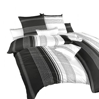 Dadka Povlečení satén Egypt černý 140x200, 70x90 cm