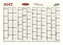 Plánovací mapa 2017 - nástěnný kalendář