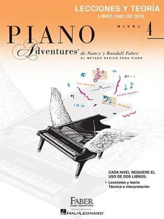 Libro de Lecciones y Teoria, Nivel 4: Faber Spanish Edition Level 4 Lesson & Theory Book