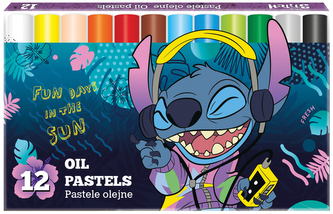 Pastele olejne 12-kol. Disney Core Stitch,  Patio
