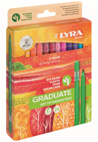 Markery 24-kol. Grad Art-Trip Cardboard, Lyra