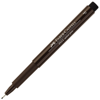 Pisak pędzelkowy artystyczny PITT sepia F, Faber-Castell