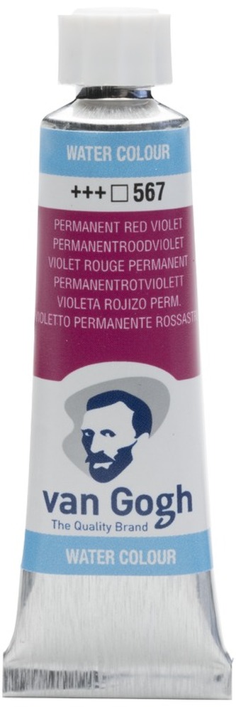 Farba akwarelowa Van Gogh 10ml Permanent Red Violet 567, Talens