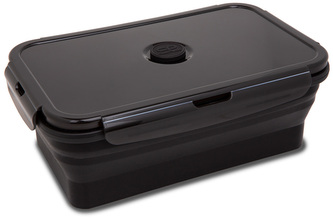 Śniadaniówka silikonowa 1200 ml Rpet Black CoolPack, Patio