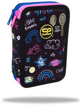 Piórnik podwójny z wyposażeniem Jumper 2 Tennis Star CoolPack, Patio