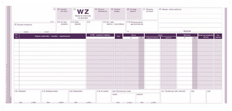 Druk WZ 1/3 A3 wielokopia MiP