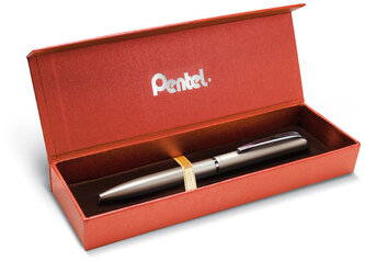 Pióro kulkowe Energel Sterling szampańskie wkład 0.7 mm nieb. w etui BL2007-WA1WZCPL, Pentel