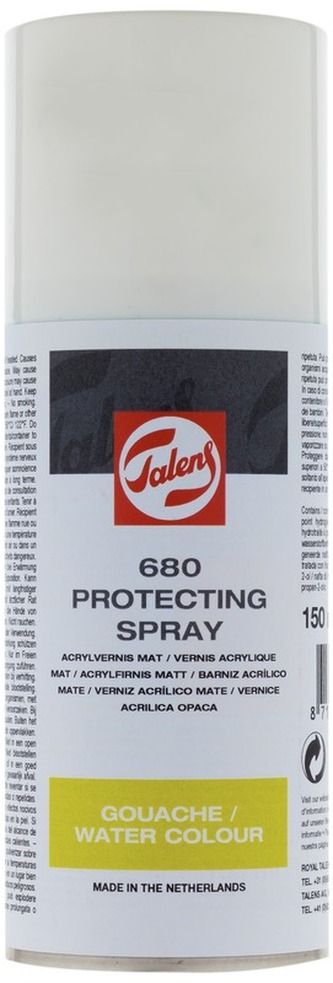 Spray ochronny do akwareli i gwaszy 680 w aerozolu 150 ml, Talens