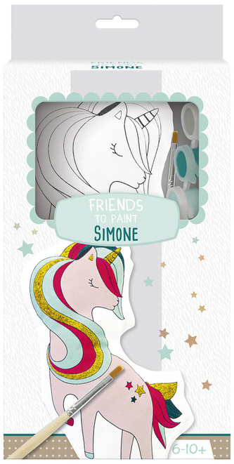 Jednorożec tkaninowy do pomalowania, Avenue Mandarine