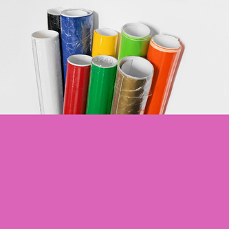 Folia samoprzylepna różowa błyszcząca 50 x 70 cm, Artdruk