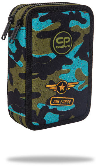 Piórnik podwójny z wyposażeniem Jumper 2 Air Force CoolPack, Patio
