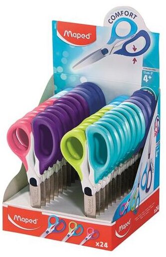 Nożyczki 13cm Sensoft asymetryczne, Maped