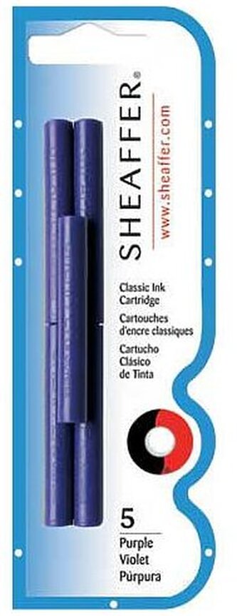 Naboje atramentowe niebiesko-czarne blister 5 szt., Sheaffer