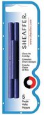 Naboje atramentowe niebiesko-czarne blister 5 szt., Sheaffer