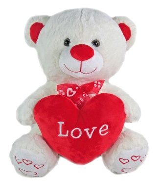 MEDVÍDEK SE SRDCEM 20 CM