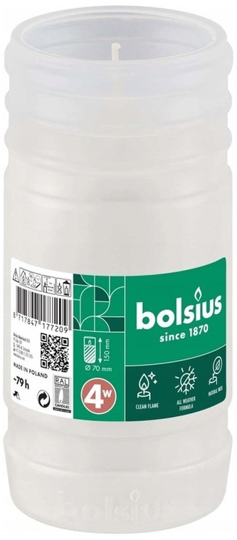 Wkład znicza parafinowy 79h, 70 x 150 mm RP4W, Bolsius